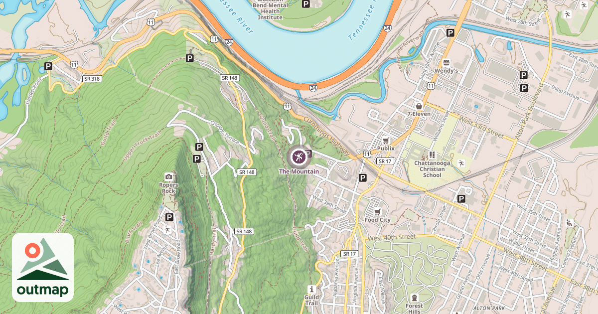 Map of The Mountain