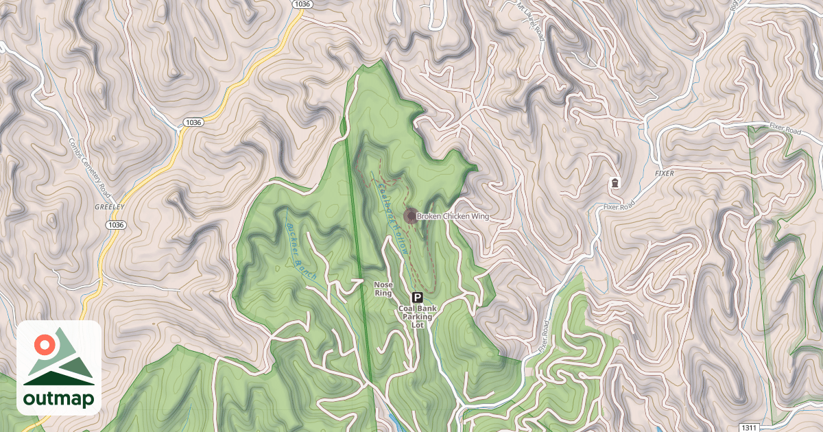 Map of Broken Chicken Wing