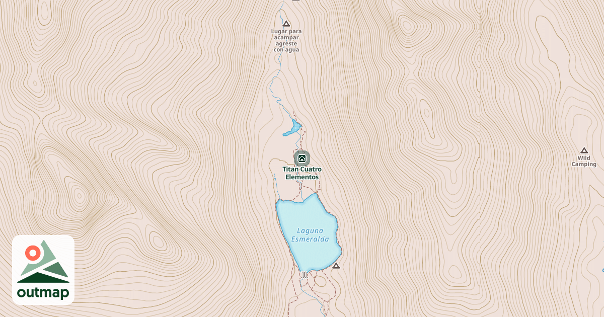 Map of Titan Cuatro Elementos