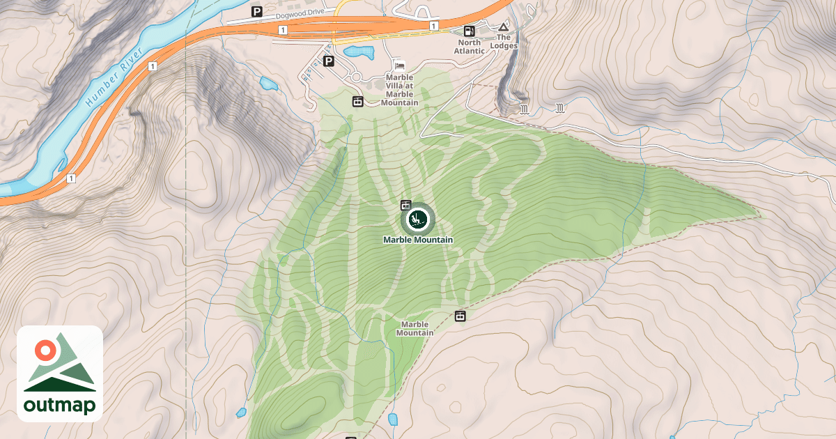 Map of Marble Mountain