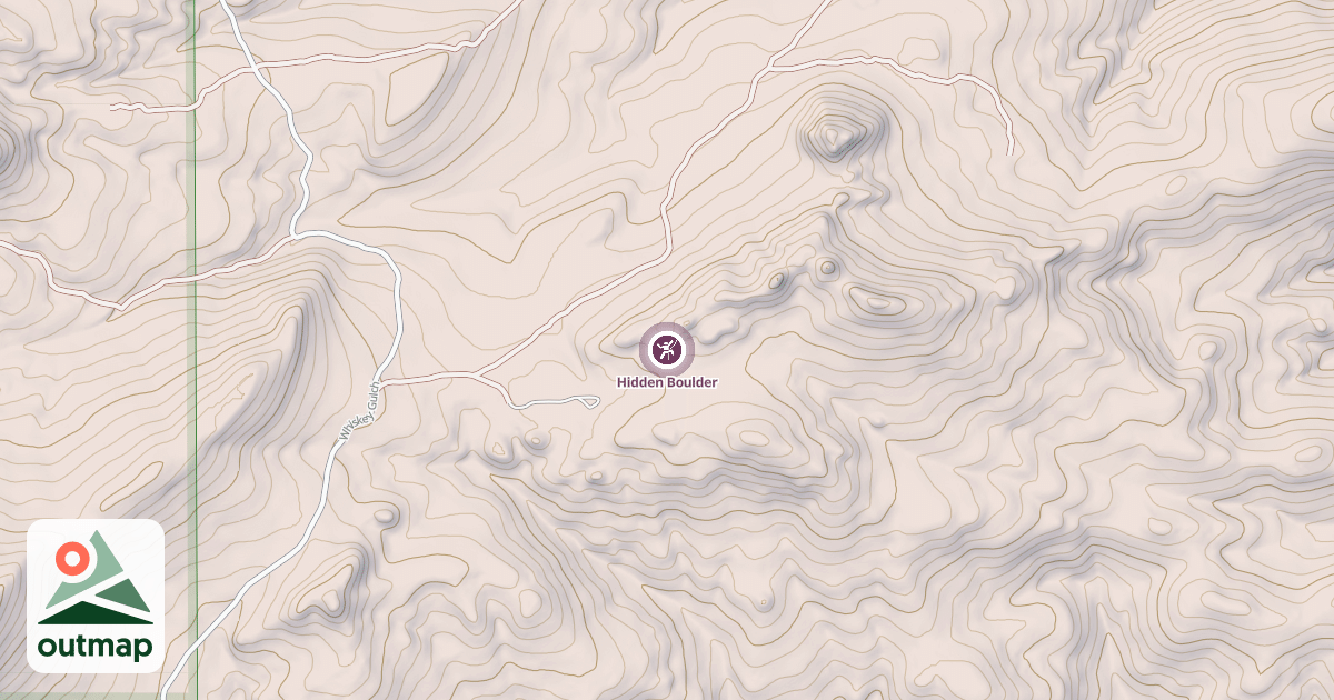 Map of Hidden Boulder