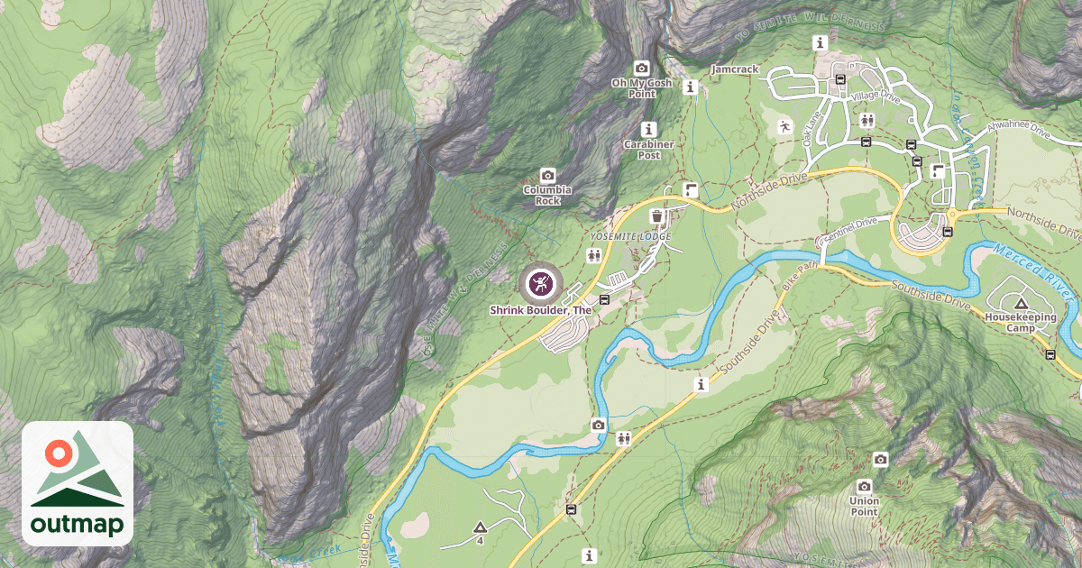 Map of Shrink Boulder, The