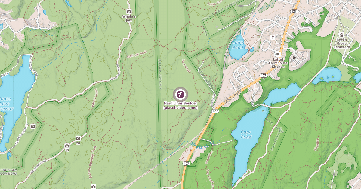 Map preview of Hard Lines Boulder (placeholder name)
