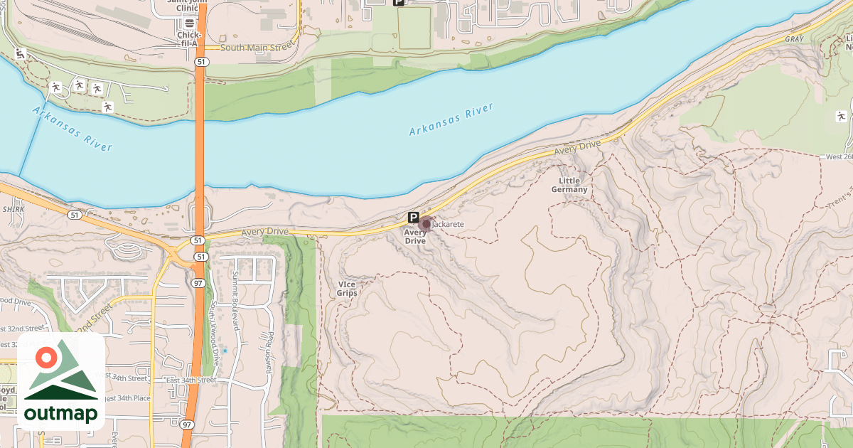 Map of Jackarete
