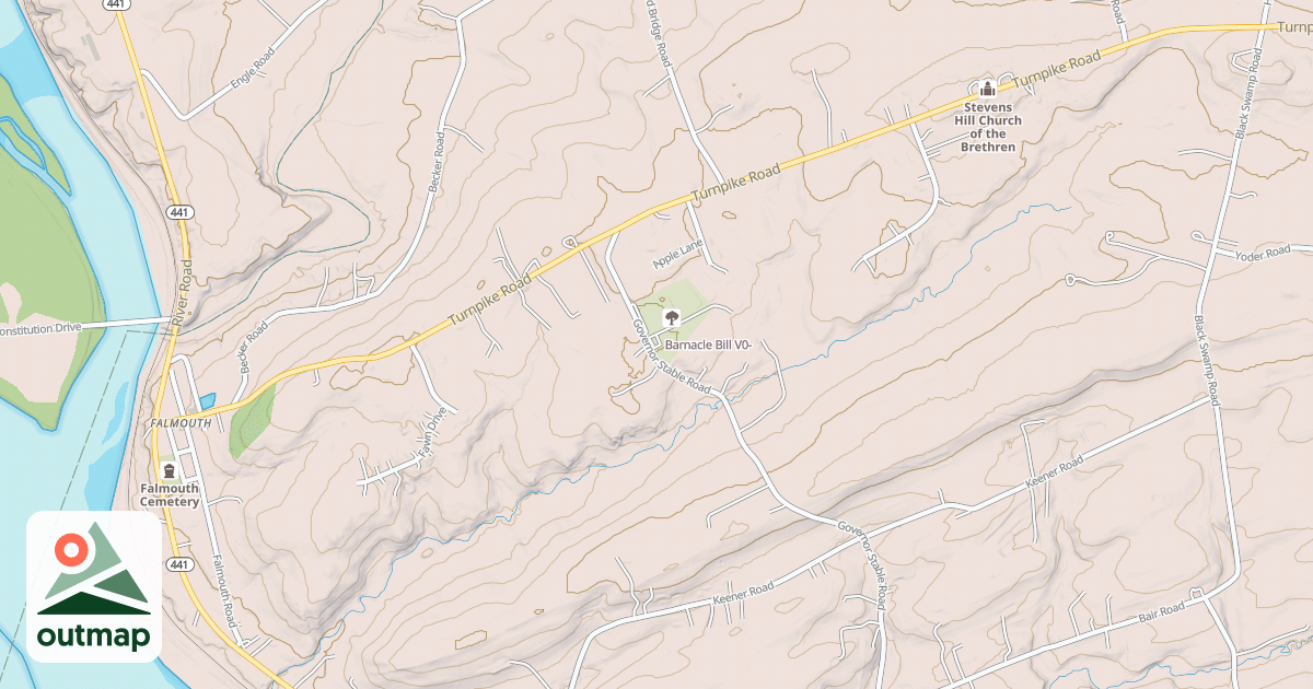 Map of Barnacle Bill