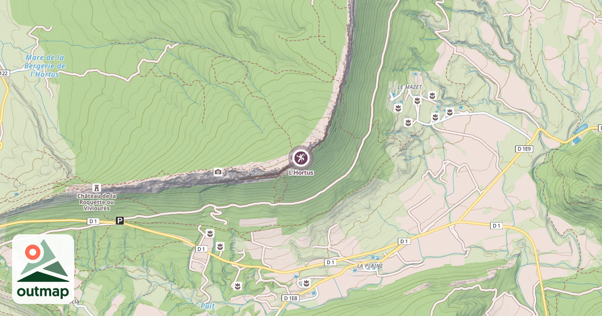 Map of L'Hortus