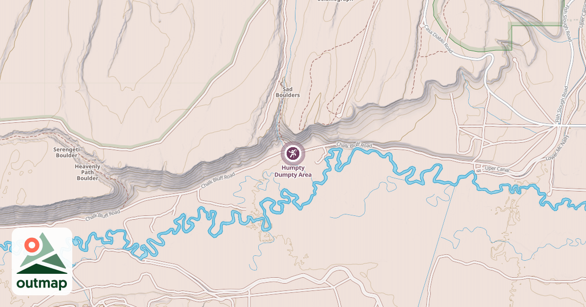 Map of Humpty Dumpty Area
