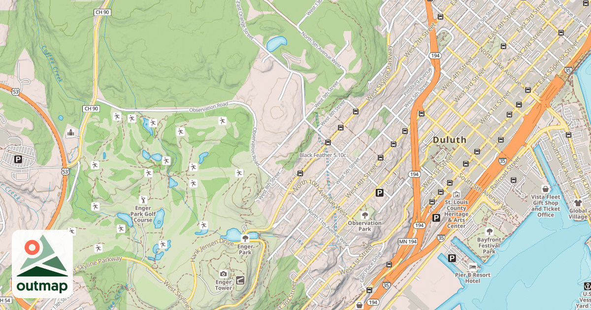 Map of Black Feather