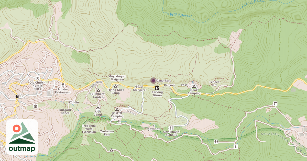 Map of 12 monkeys