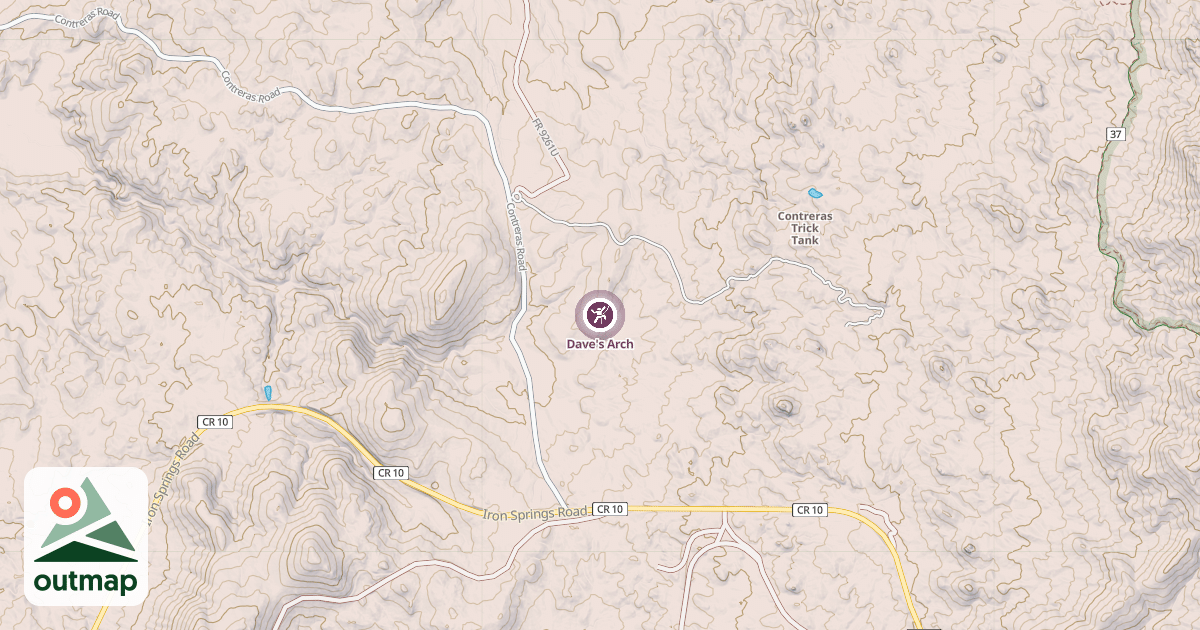 Map of Dave's Arch