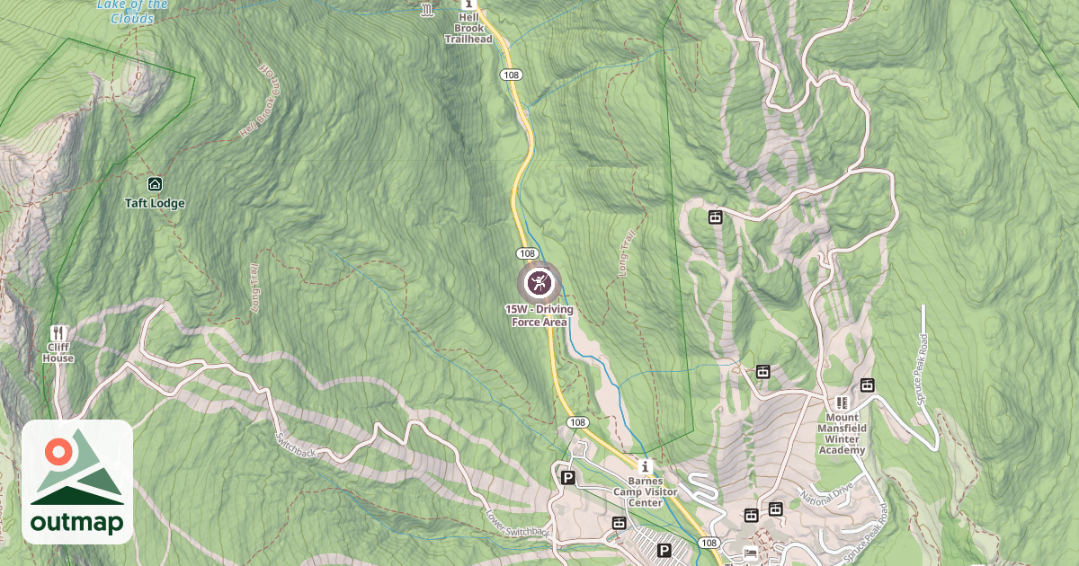 Map of 15W - Driving Force Area
