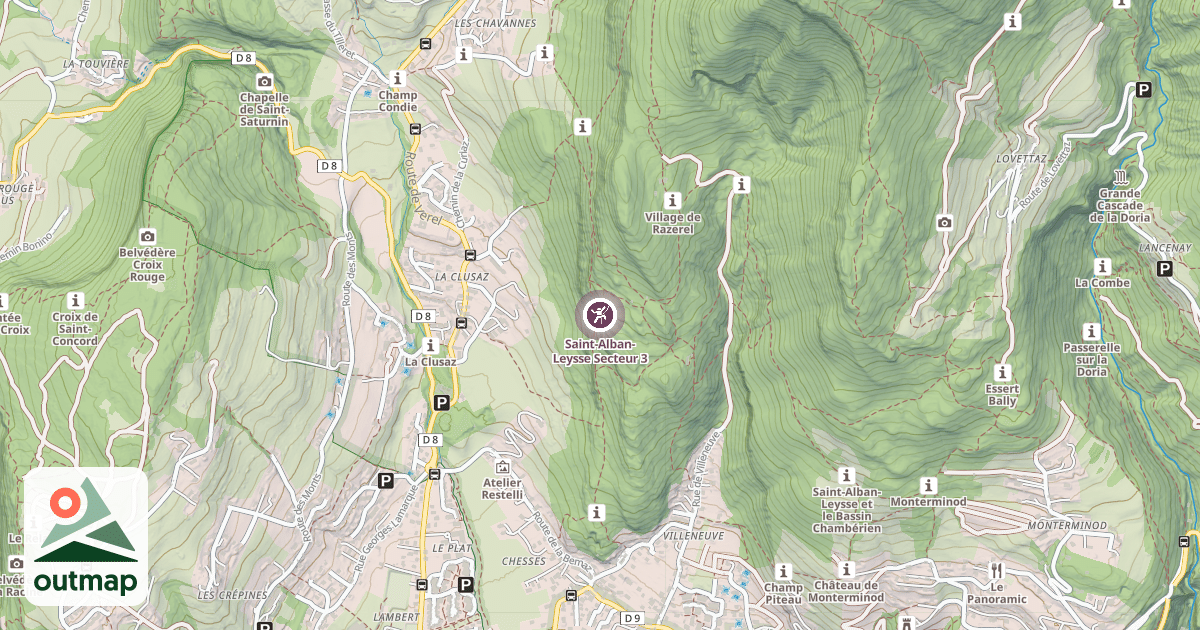 Map of Saint-Alban-Leysse Secteur 3