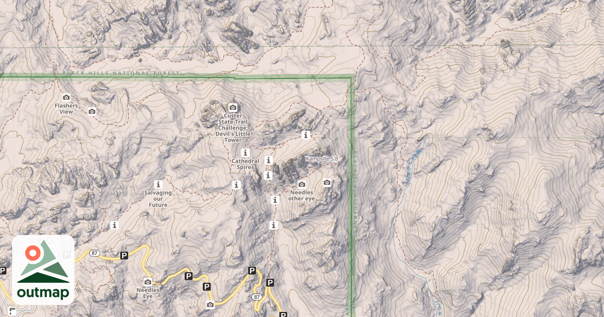 Map of Kampsite