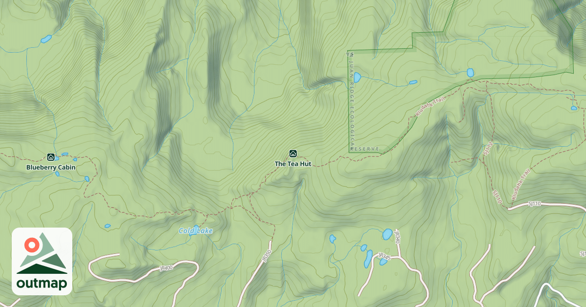 Map of The Tea Hut