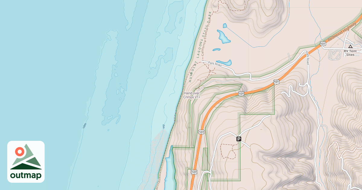 Map of Hand over Crimps