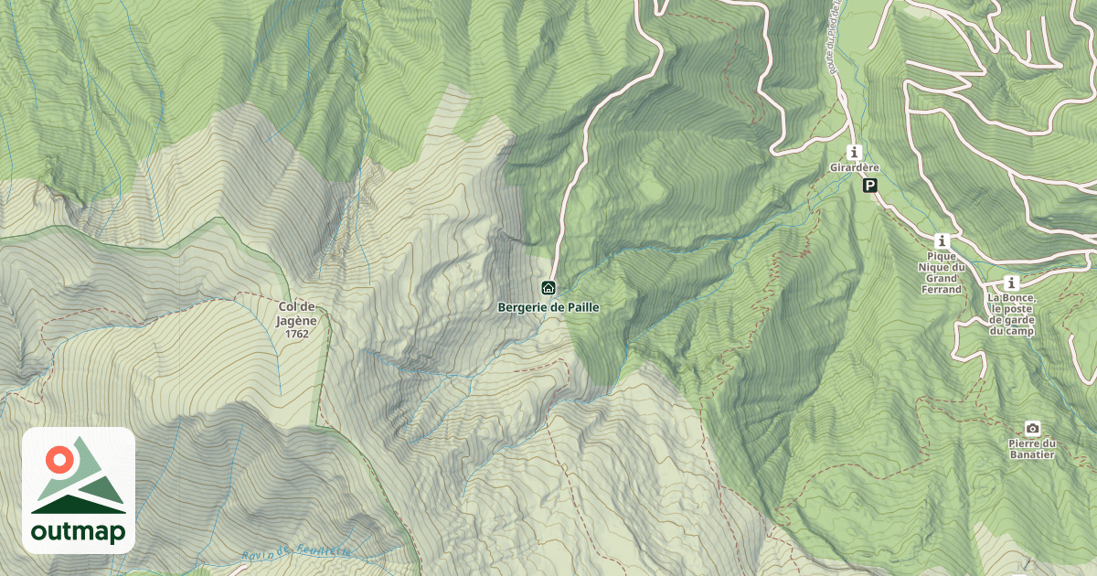 Map of Bergerie de Paille