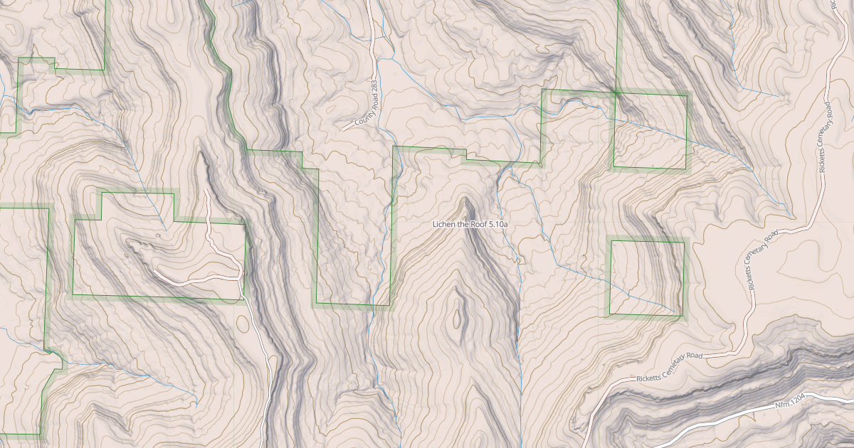 Map preview of Lichen the Roof