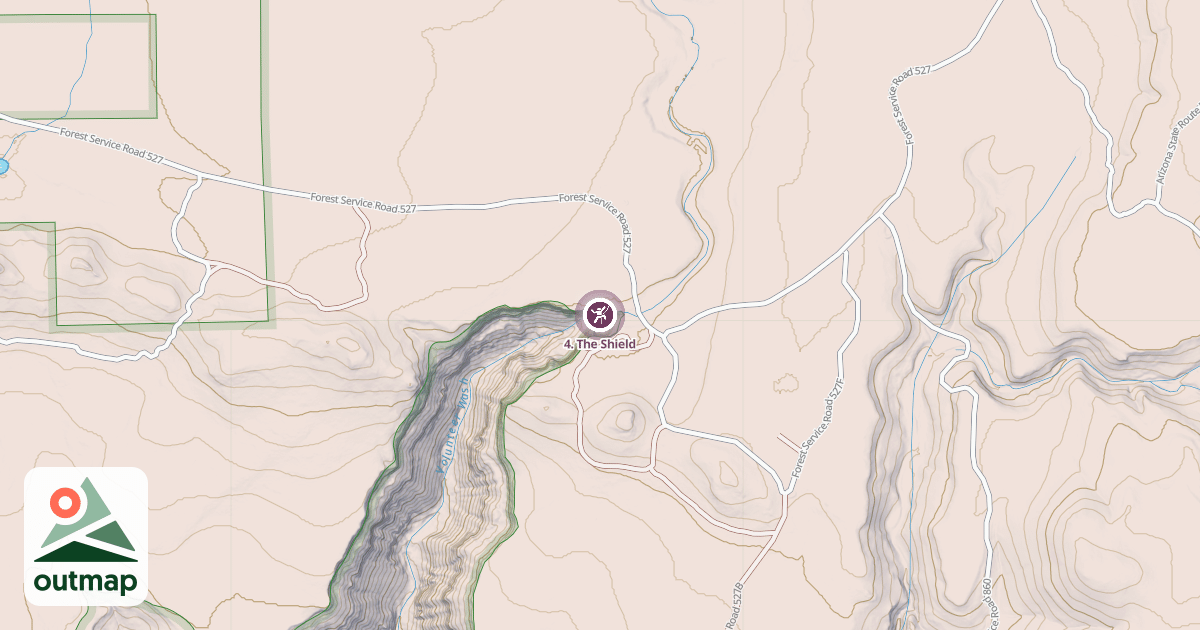 Map of 4. The Shield