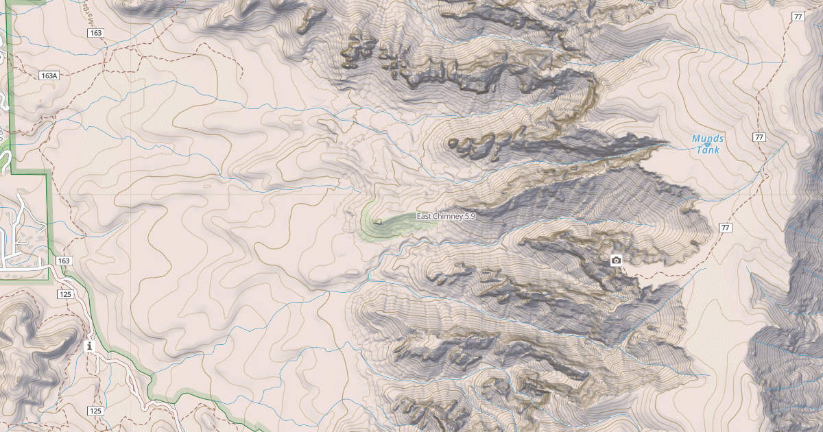Map preview of East Chimney