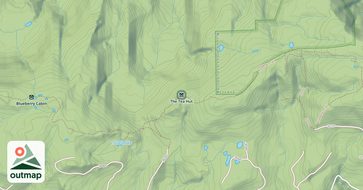 Map of The Tea Hut