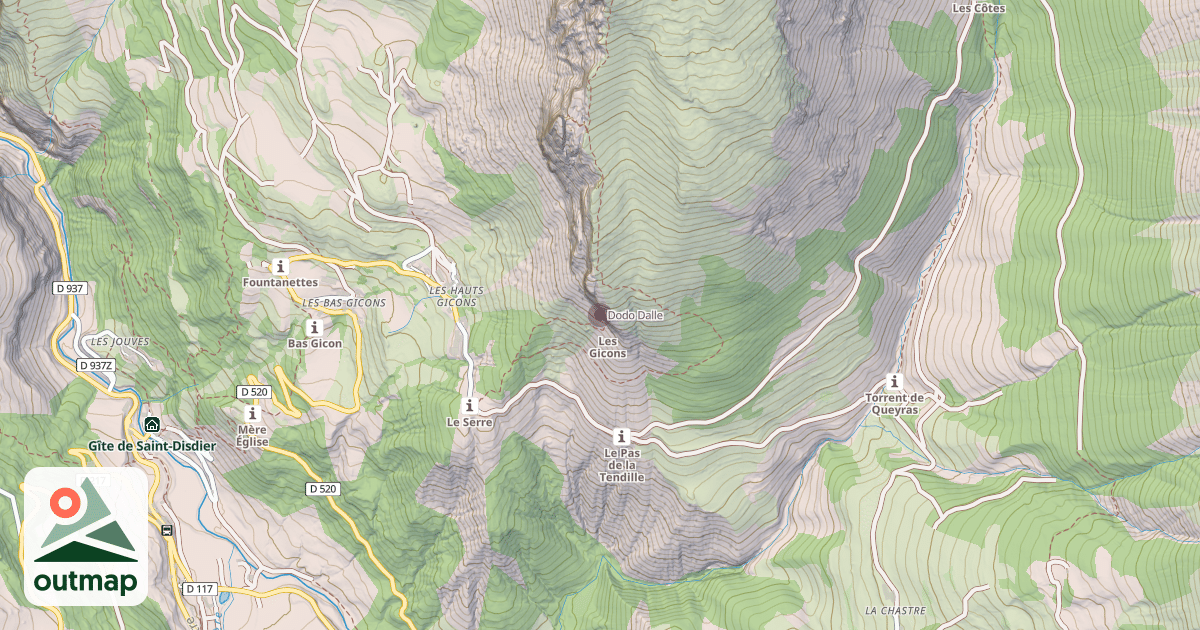 Map of Dodo Dalle