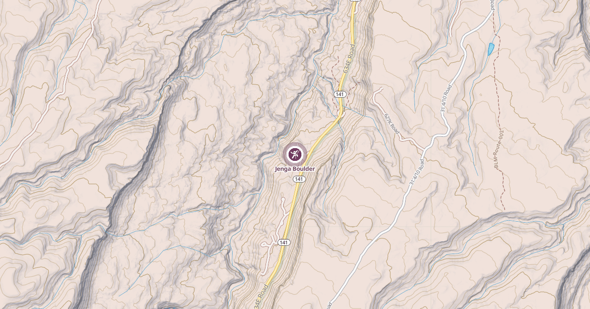 Map preview of Jenga Boulder