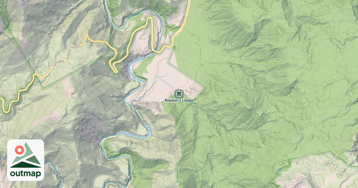 Map of Robson's Lodge