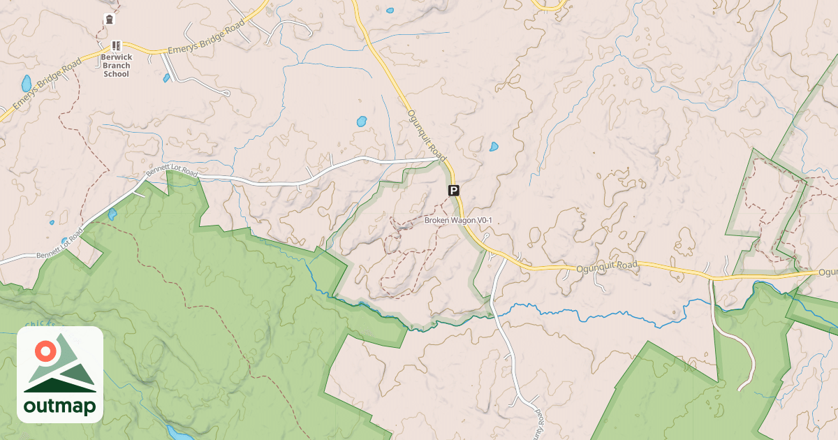 Map of Broken Wagon