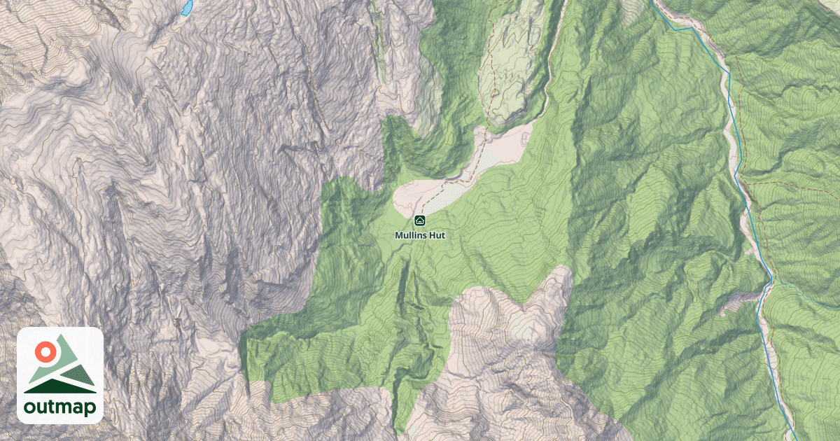 Map of Mullins Hut