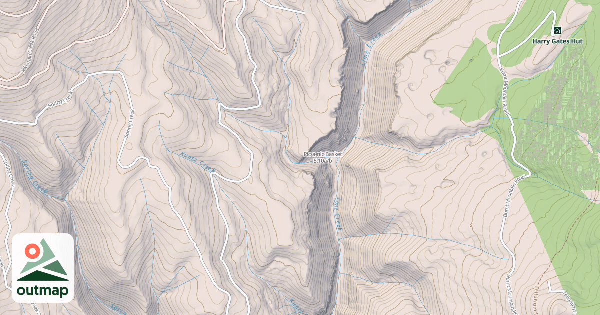 Map of Pic-a-nic Basket