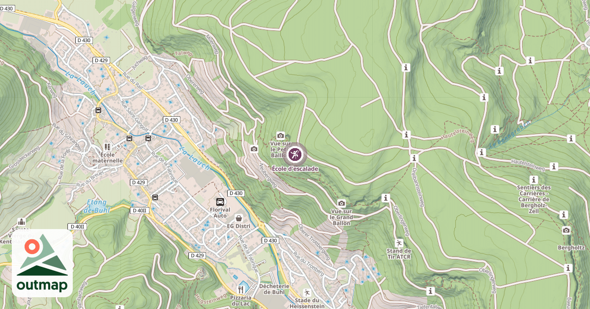Map of École d'escalade