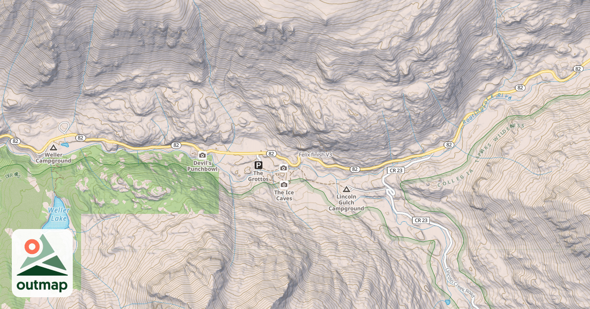 Map of Felix finish
