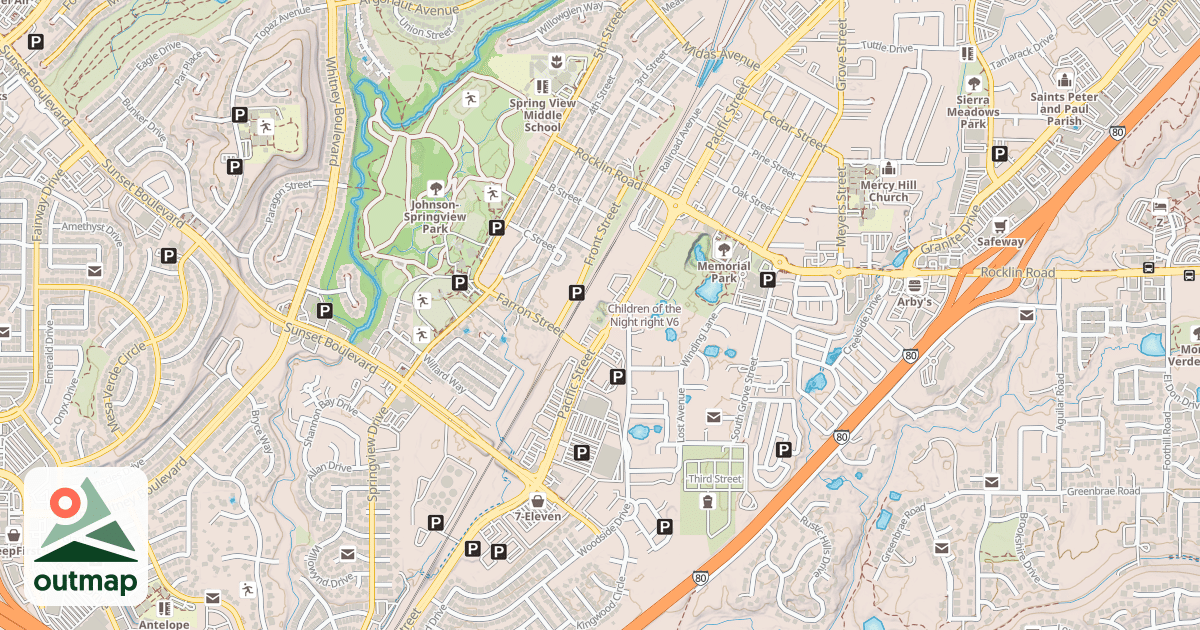 Map of Children of the Night right