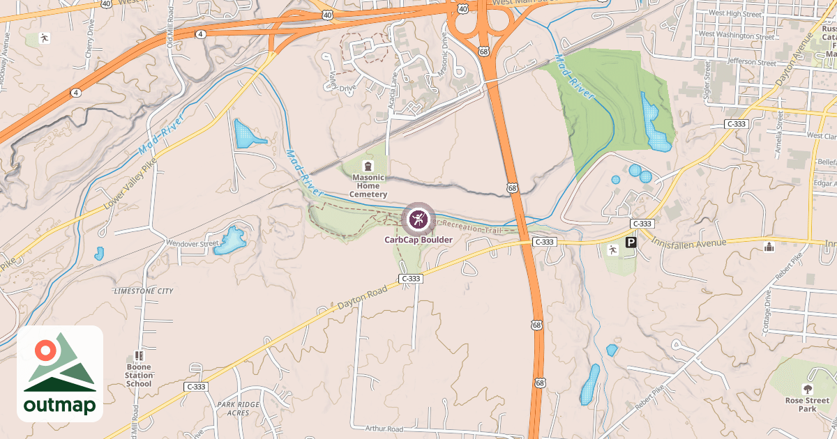 Map of CarbCap Boulder
