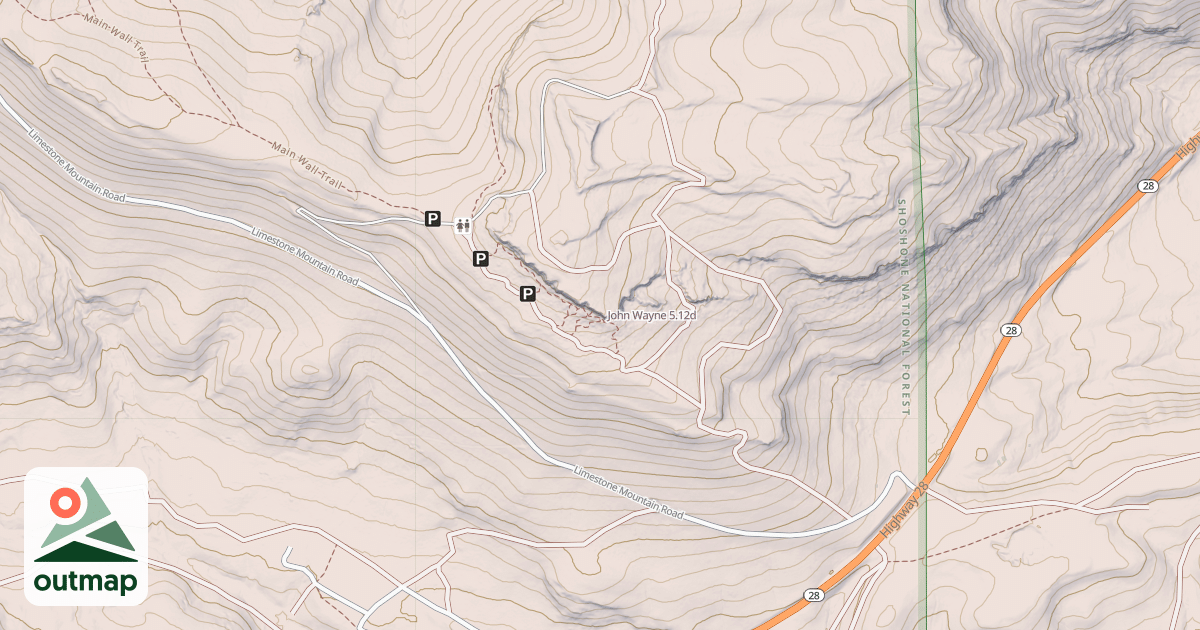 Map of John Wayne