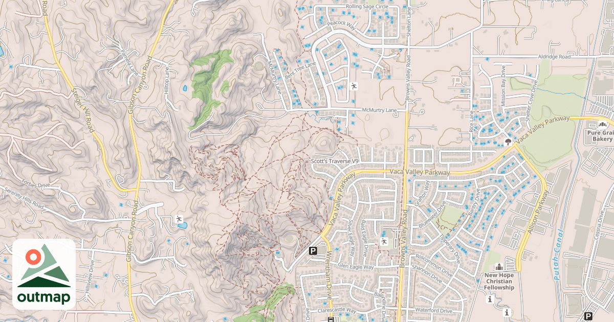 Map of Scott's Traverse