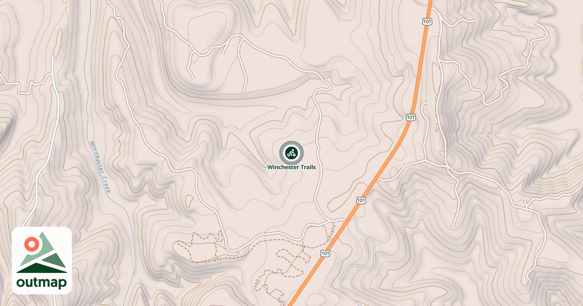 Map of Winchester Trails