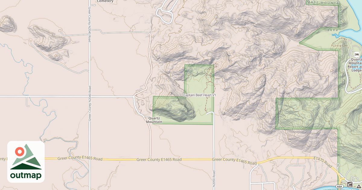Map of Captain Beef Heart