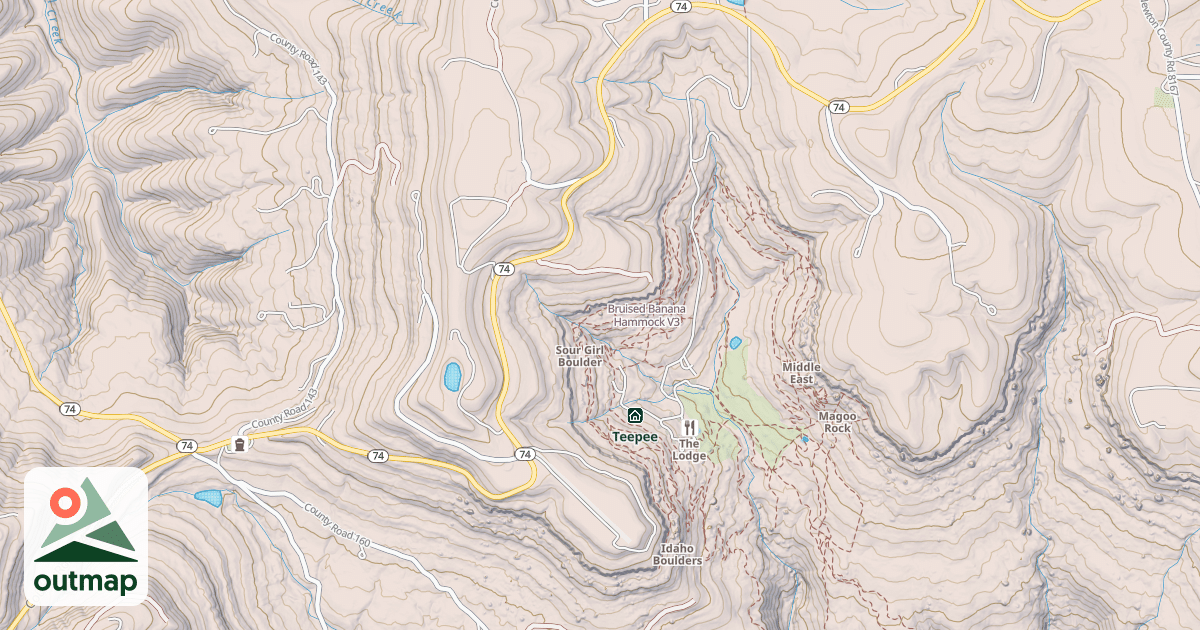 Map of Bruised Banana Hammock