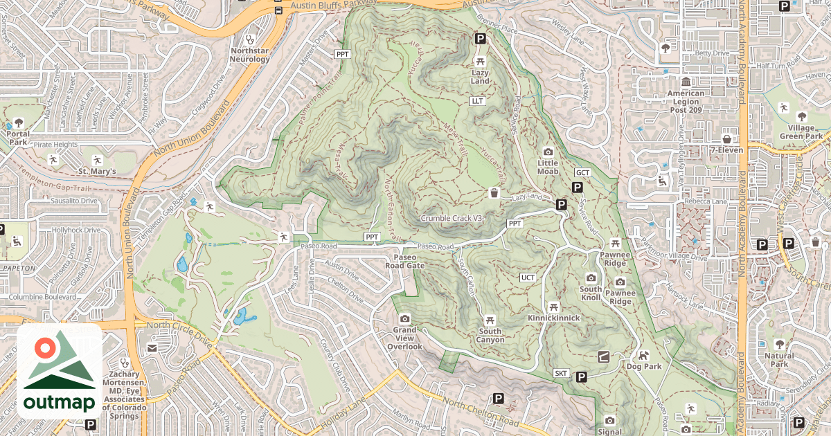 Map of Crumble Crack
