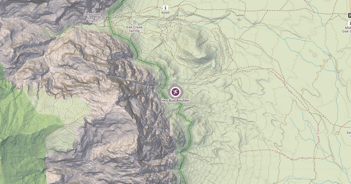 Map preview of Hey Bud Boulder