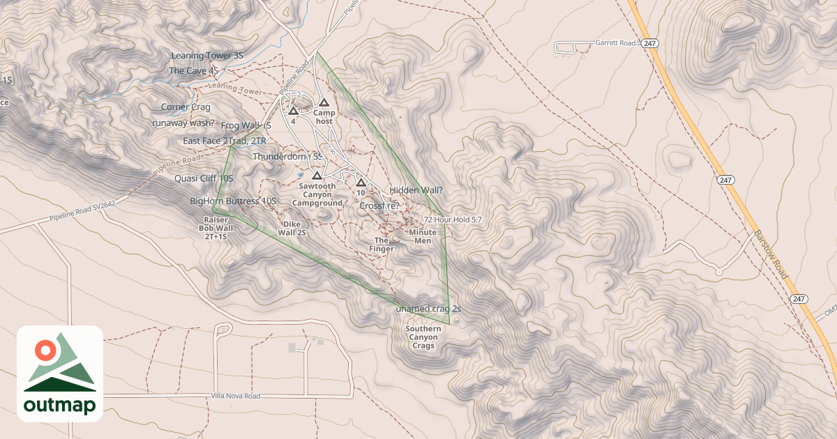 Map of 72 Hour Hold