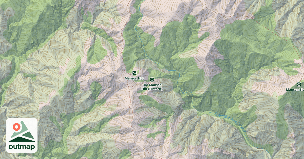 Map of History Of Manson Hut