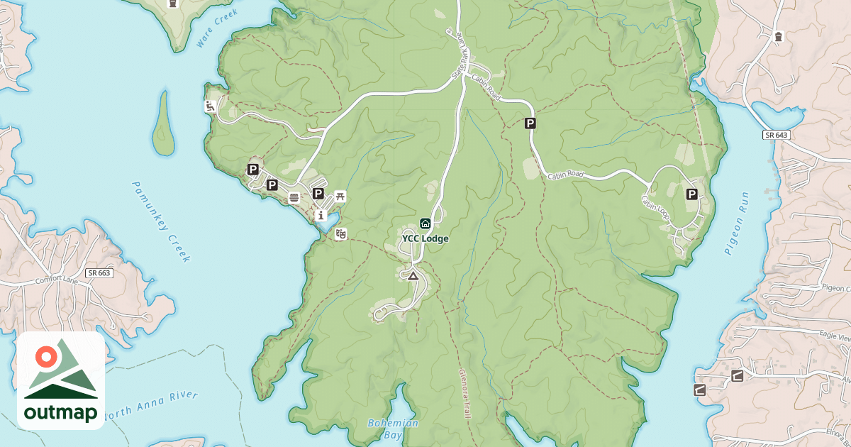 Map of YCC Lodge