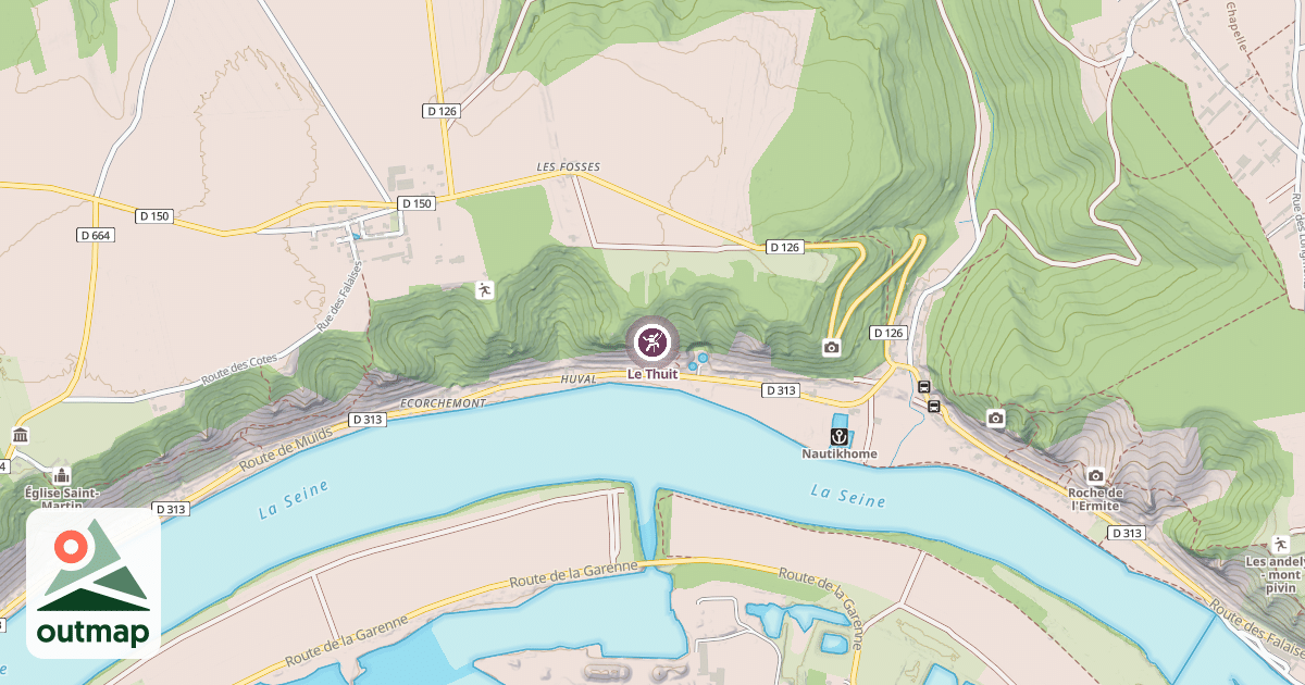 Map of Le Thuit
