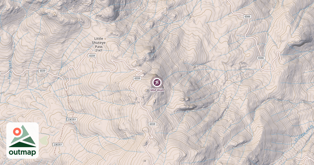 Map of Mid Wall