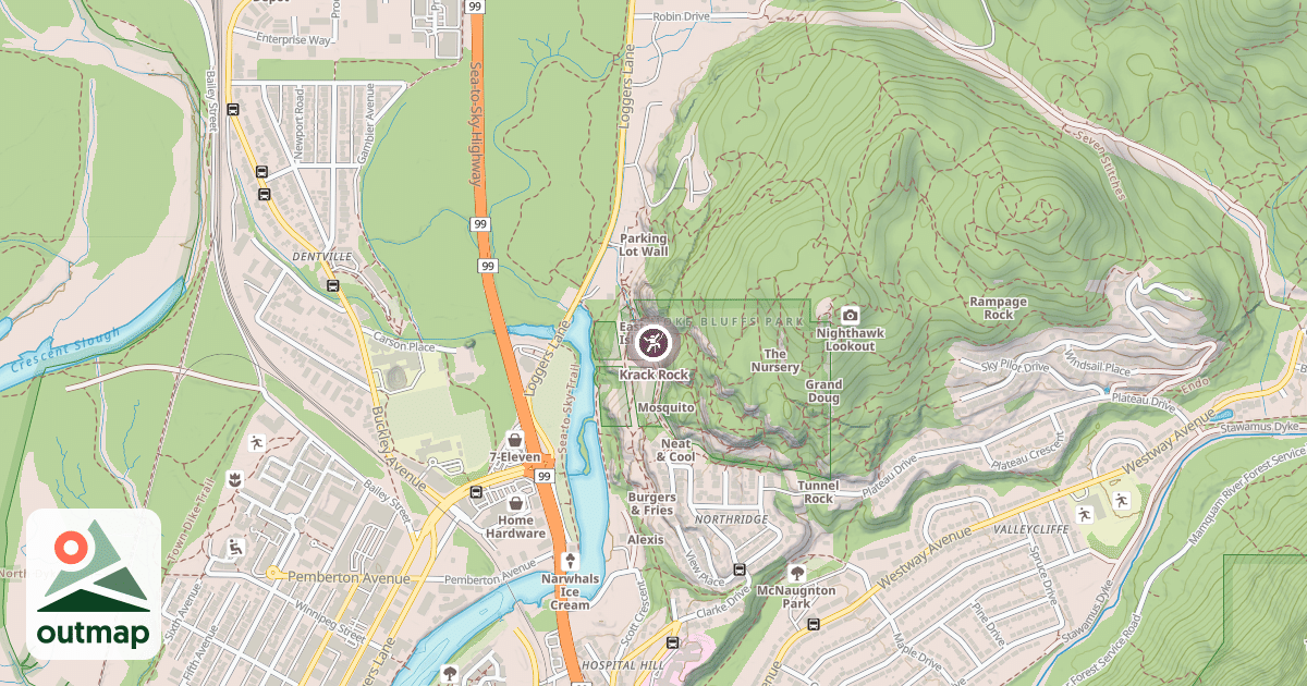 Map of Krack Rock