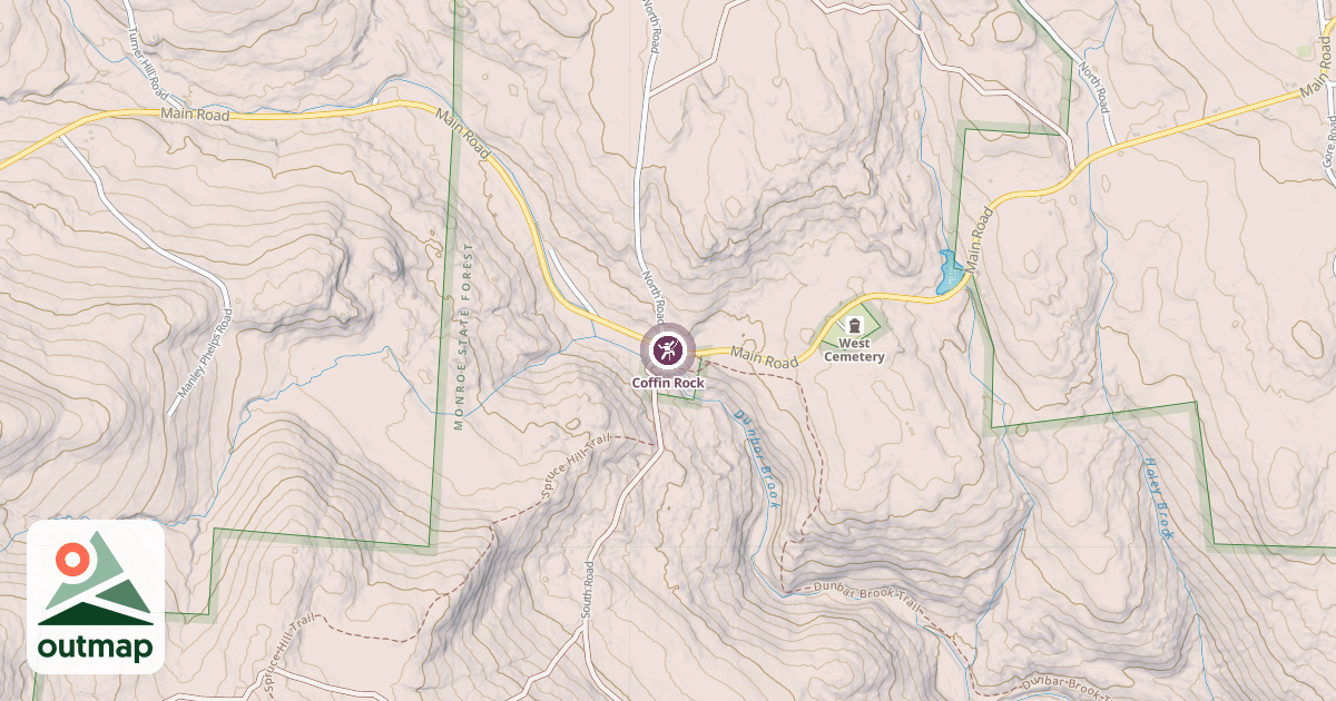 Map of Coffin Rock