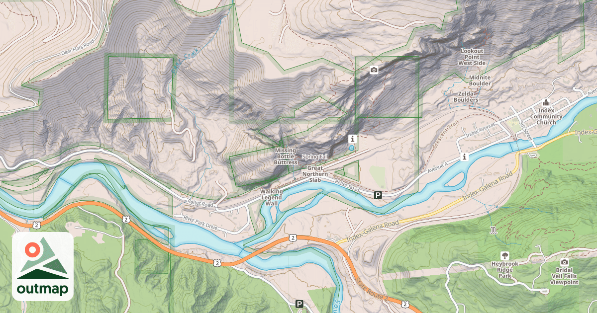 Map of Spring Fall
