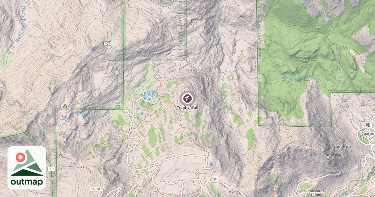Map of Trophy Wall